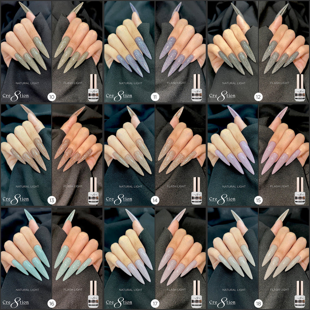 Cre8tion Under Flashlight Collection 0.5oz - Full Set 18 Colors
