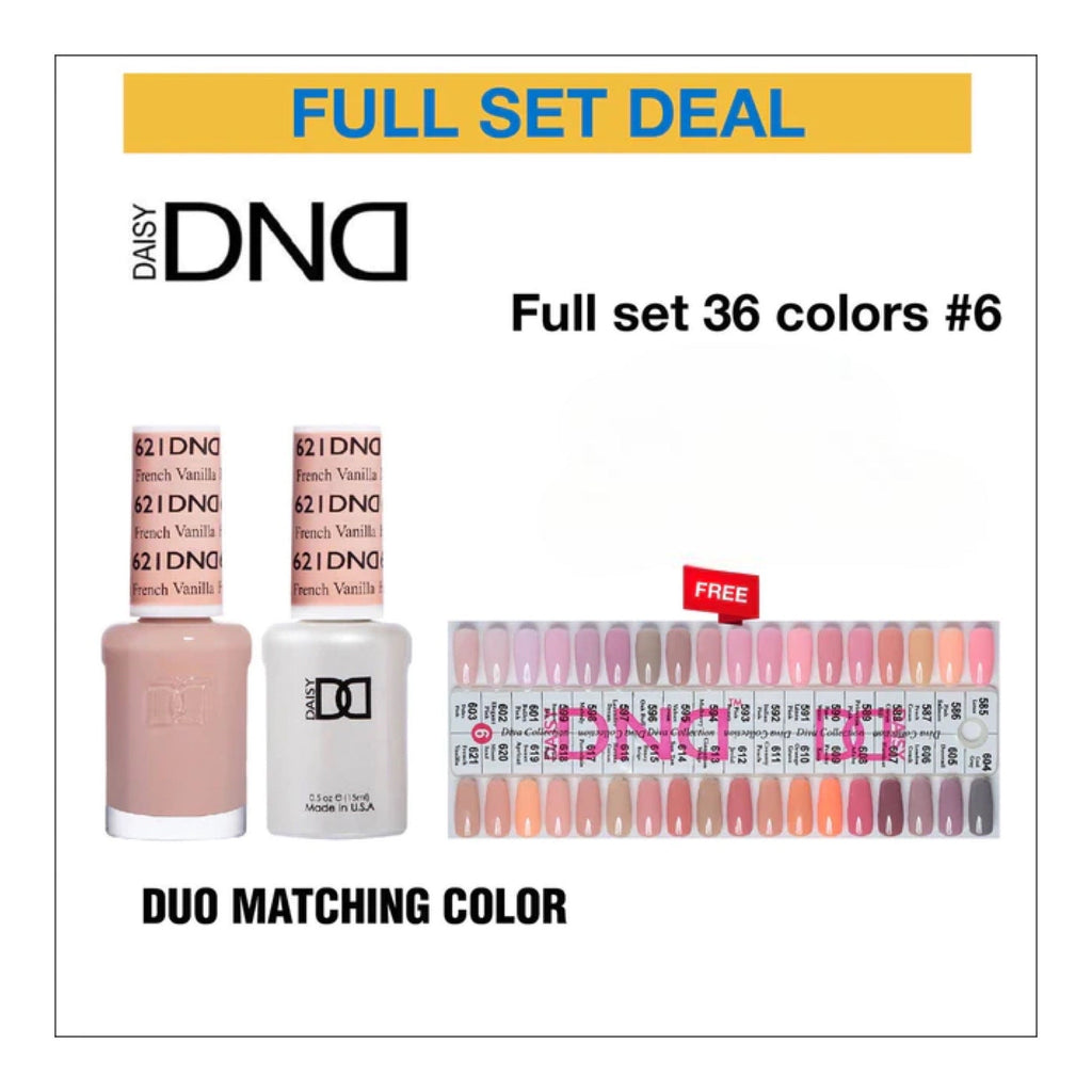 DND Duo Matching Full set 36 color Chart #06 (#585 - #621)