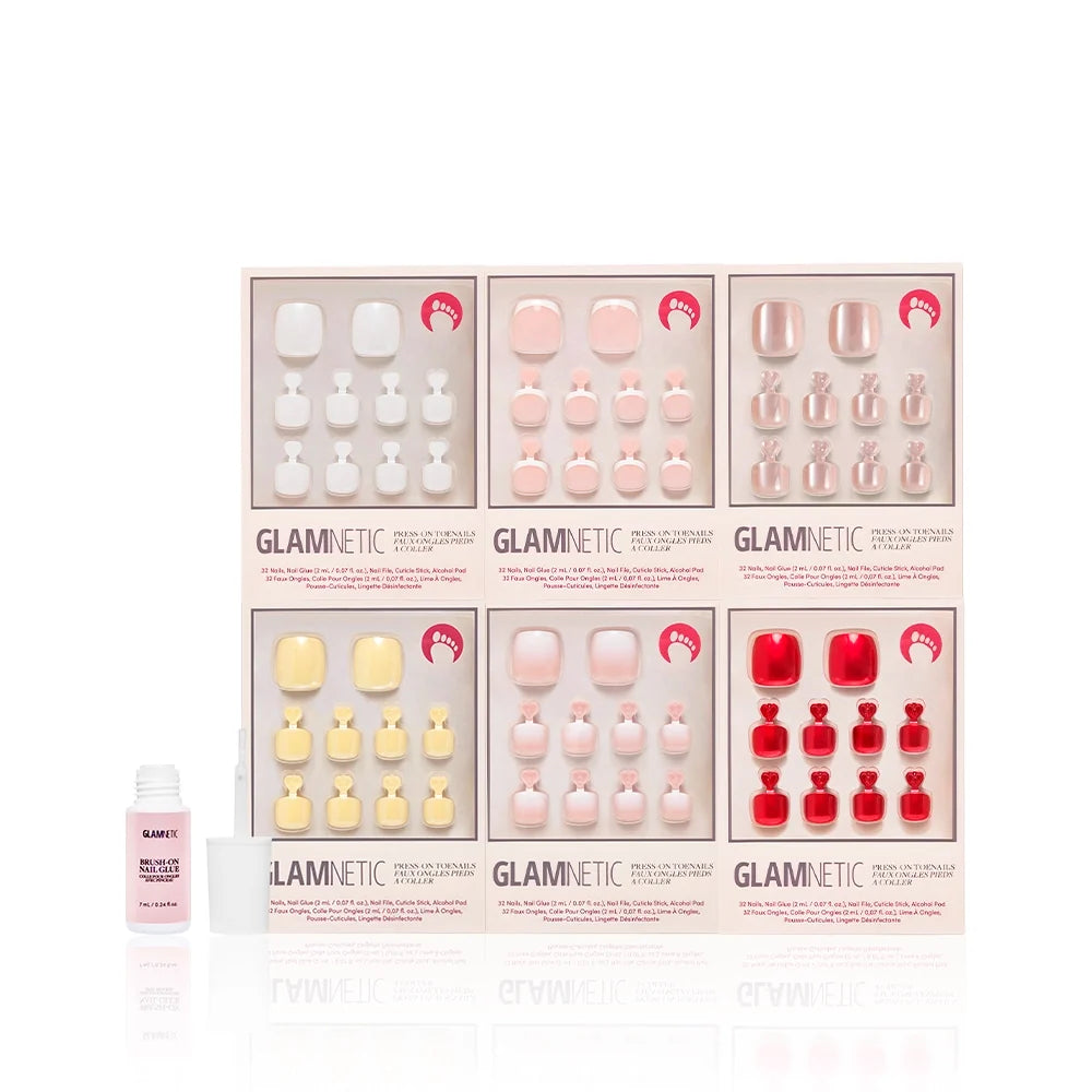 Glazed & Glossy Pedi Bundle