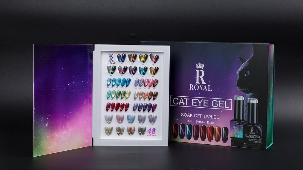 Royal 2in1 Cat Eye Gel 48 Colors - FREE Book color chart