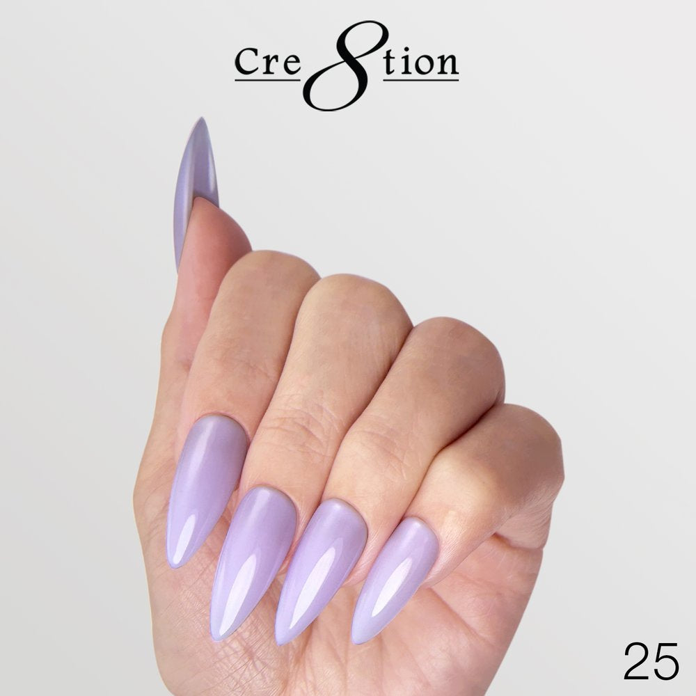Cre8tion Gel Collection - Overlay/ Brush on Builder 0.5oz - Full Set 45 Colors w/ 1 Color Chart & 3 Cre8tion Base + Top