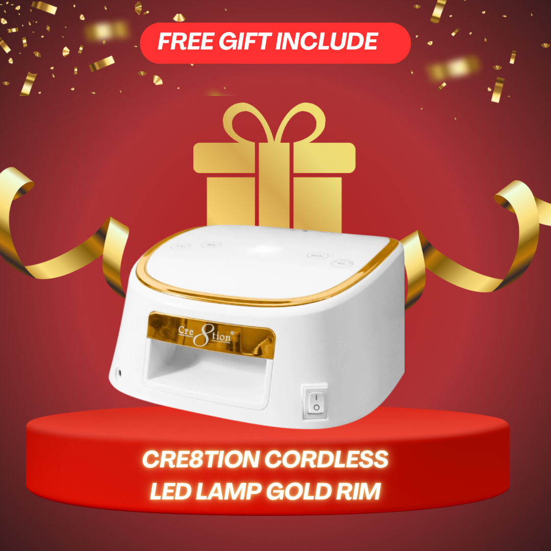 Cre8tion Trio Matching colors - Full set 324 colors ( Free 1x Cre8tion  Cordless lamp, 1x Color Charts, 1x Color Book & 6x Top Coat Gel 0.5oz)