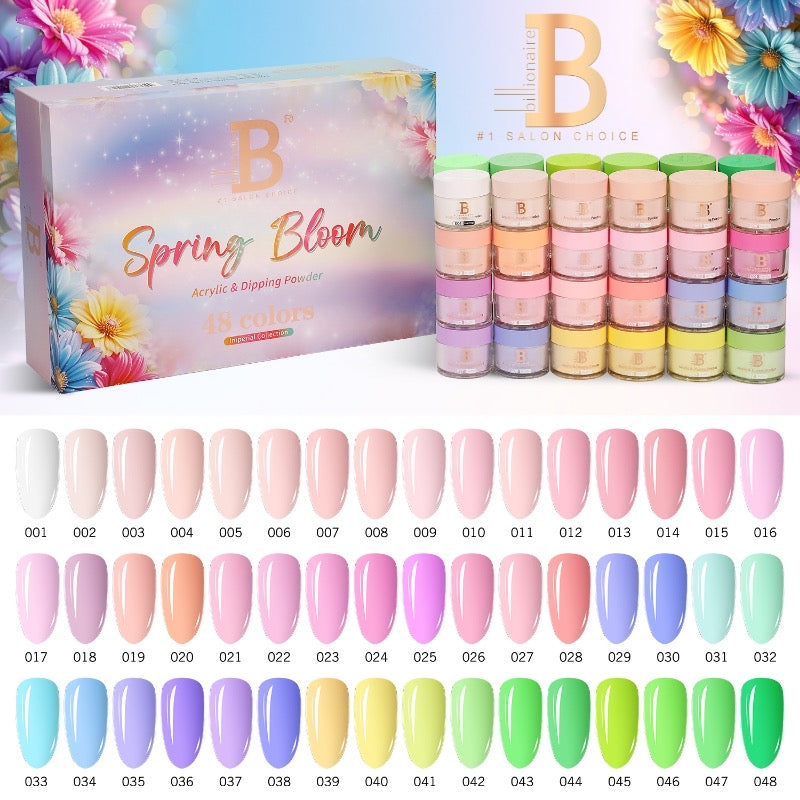 Full Set Billionaire Spring Dip Powders 48 Colors-  Imperial Collection
