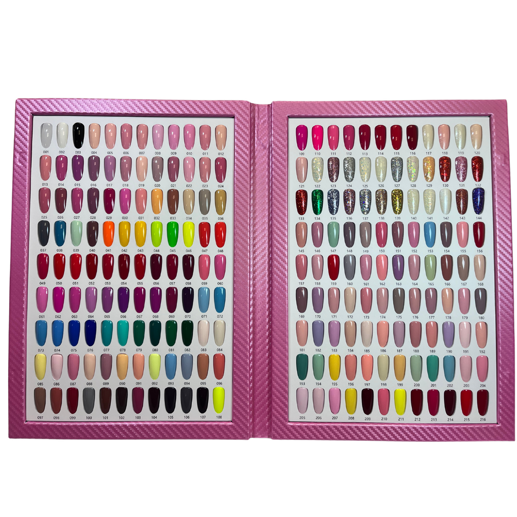 Billionaire Duo Matching Color - Full set 216 Colors w/ 2 Color Books & Free 1 Set Cat Eye 24 Colors