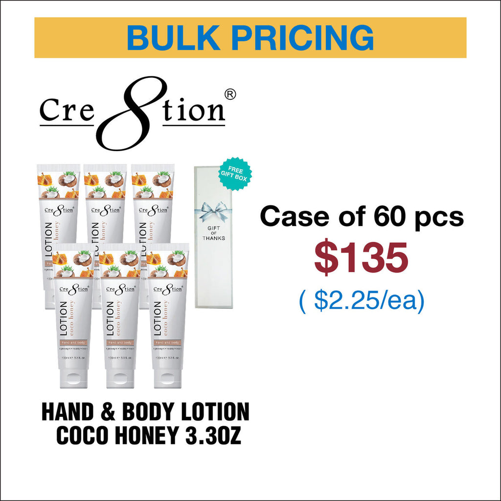 Cre8tion Hand & Body Lotion 5 Flavors - Mix & Match Scents (No Free Gift)