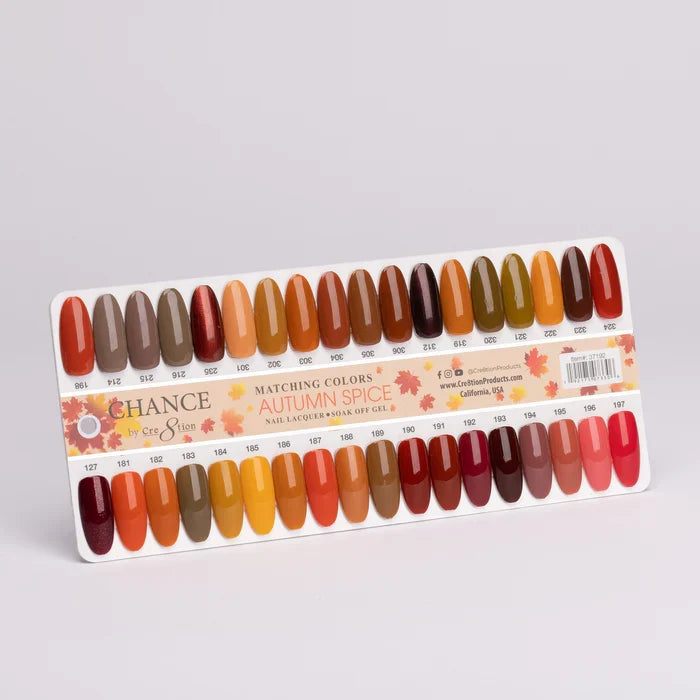 Chance Dip & Dap Powder  Full Set Autumn Season 36 Colors (Free Color Chart)