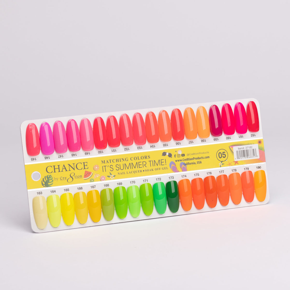 Chance It’s Summer Time Collection Matching Trio Set - 36 Colors ( Free 2 Color Charts )