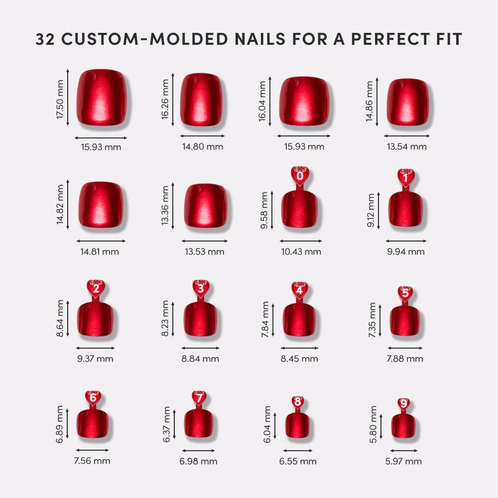 Cherry Glaze Toenail