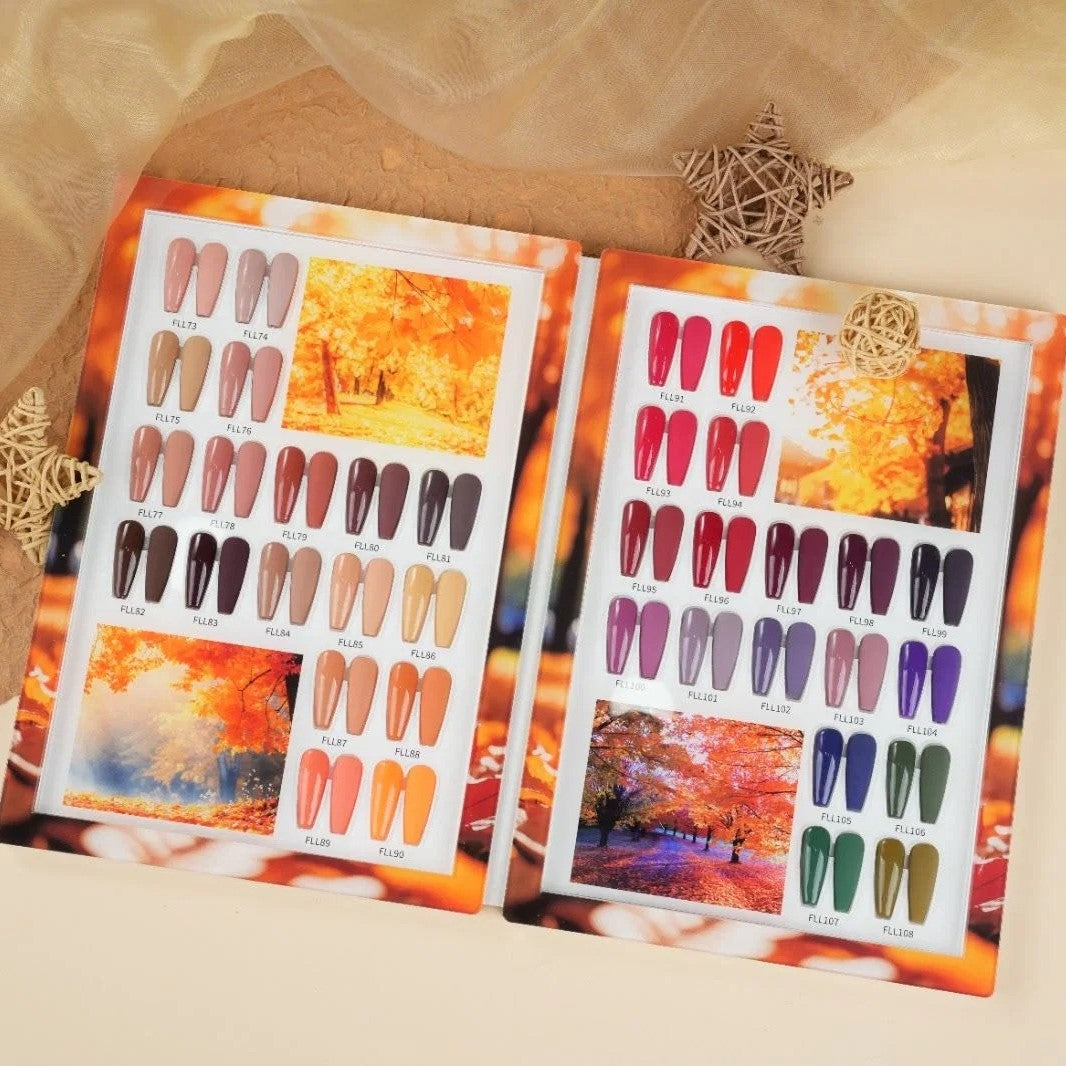 Chisel Fallen in Love Collection Powder 2oz - Set 36 Colors w/ 1 Acrylic Booklet