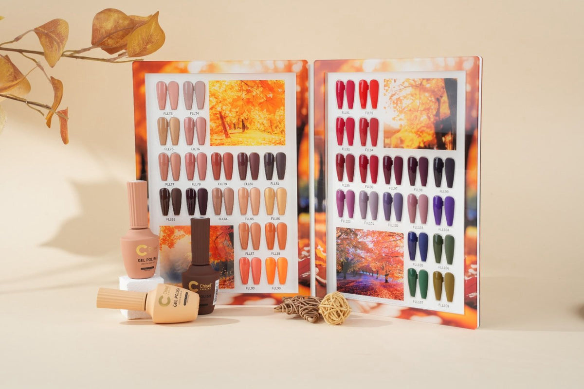 Chisel Matching Trio 36 Colors Fallen In Love Collection Gel + Powder