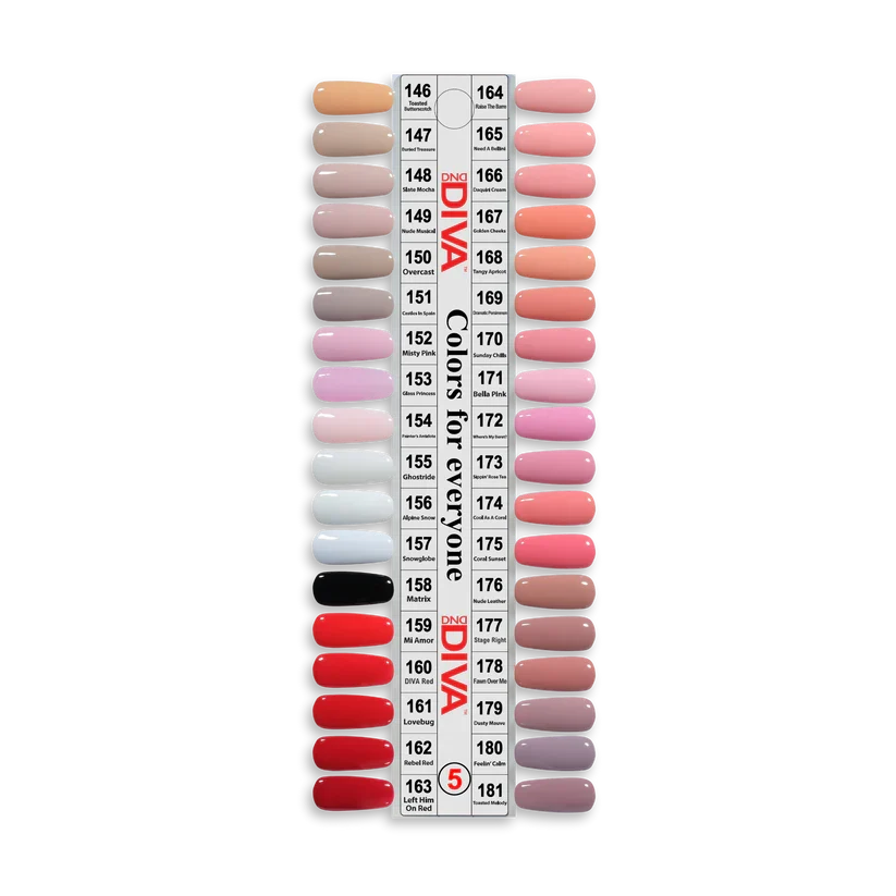 Super Deal DND DIVA Matching Dip/Acrylic - Full Set 288 colors Free 1 Color Book