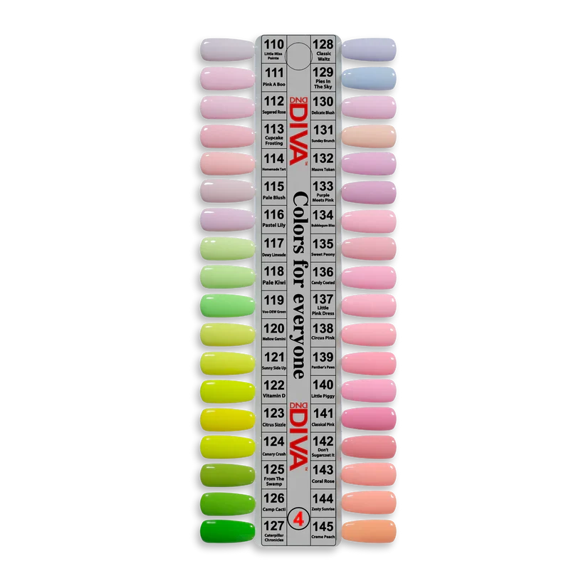 Super Deal DND DIVA Matching Dip/Acrylic - Full Set 288 colors Free 1 Color Book