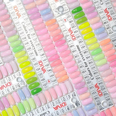 DND DIVA - MATCHING DUO - FULL SET 36 COLORS (#110 - #145) - #4 FREE 1 COLOR CHART