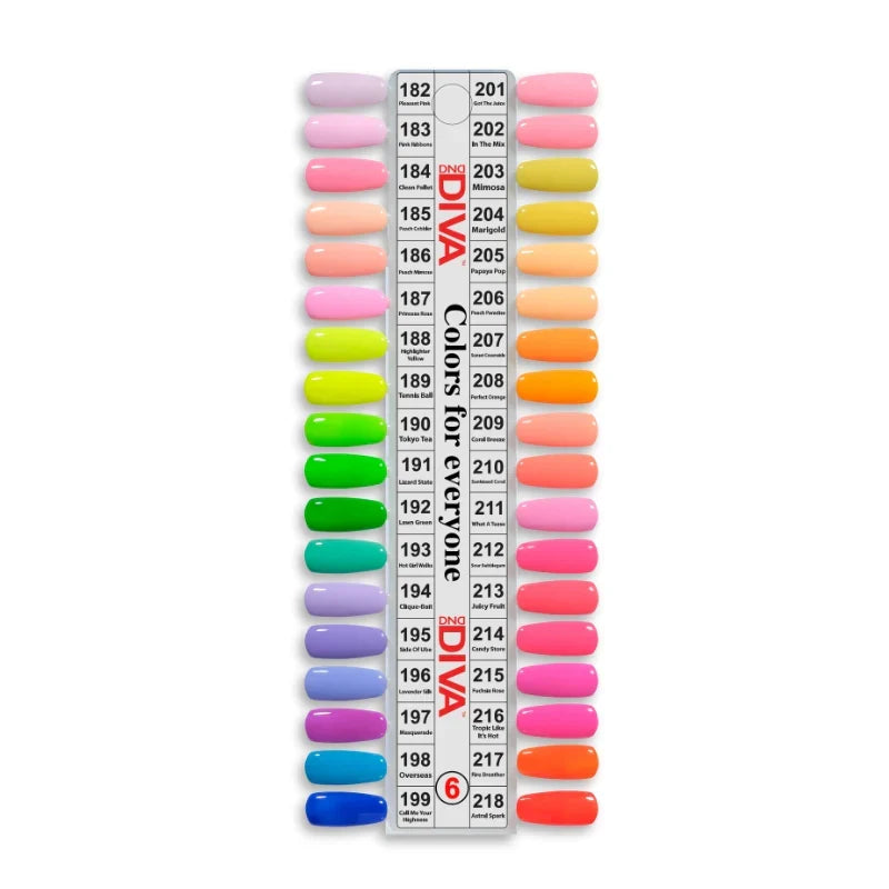Super Deal DND DIVA Matching Dip/Acrylic - Full Set 288 colors Free 1 Color Book