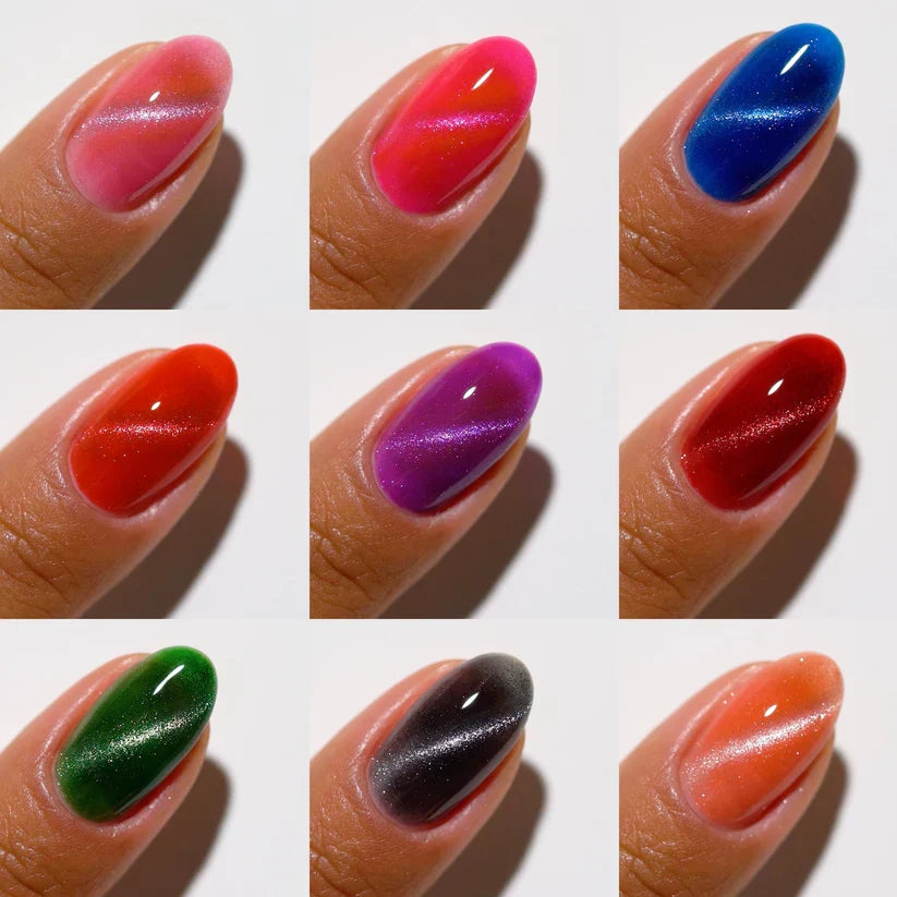 DND DC CAT EYE 9D FULL SET 36 COLOR W/ FREE 1 SET COLOR CHART & CAT EYE MAGNET