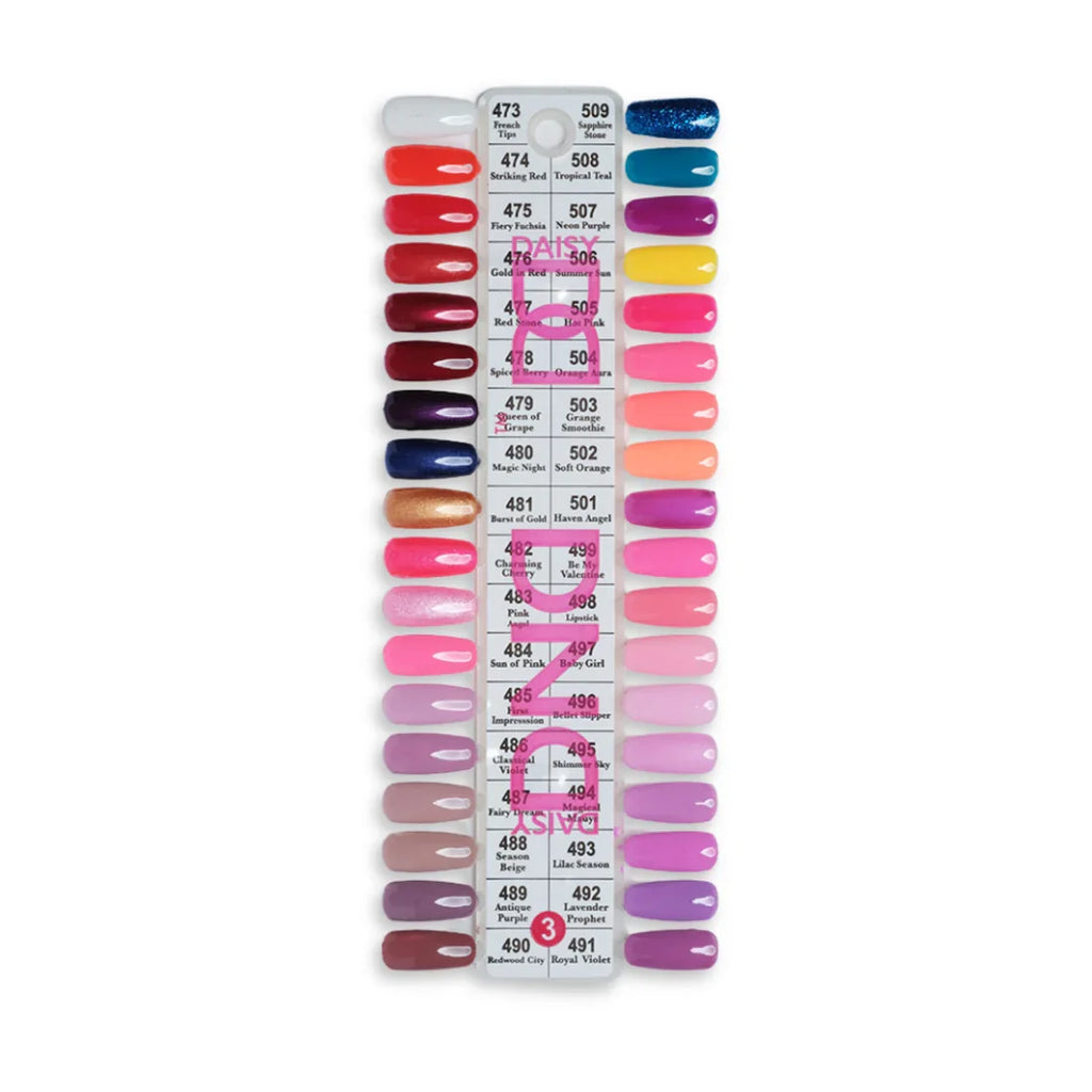 DND Full Set Duo Matching 36 Colors - Color Chart #03 (#473 - #509)