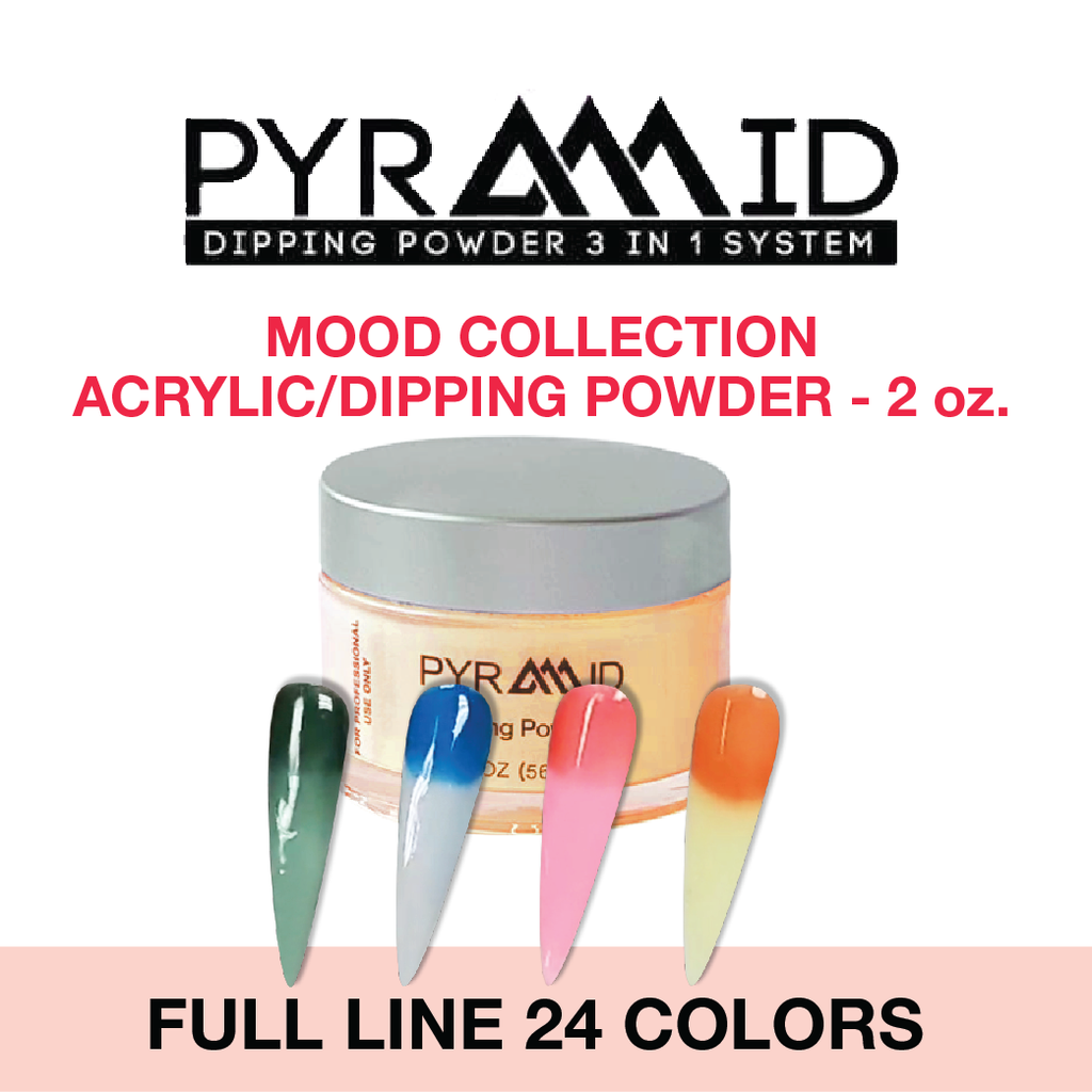 Pyramid Dipping Powder 2oz - Mood Change Collection - Full Set 24 Colors - $12.95/each