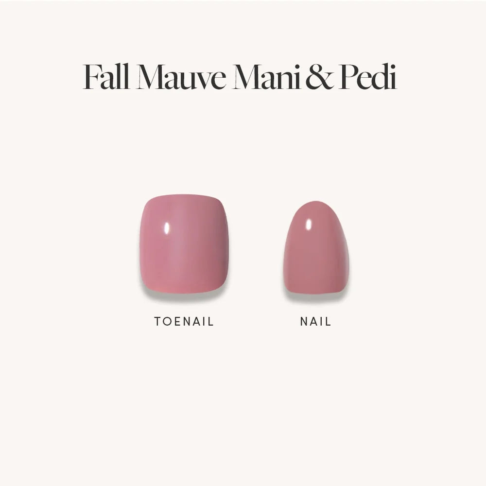 Muted Blush Mauve Mani & Pedi Bundles