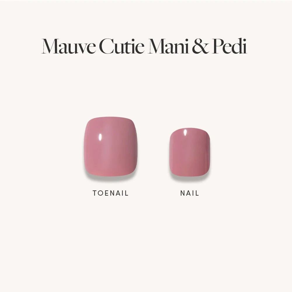 Muted Blush Mauve Mani & Pedi Bundles