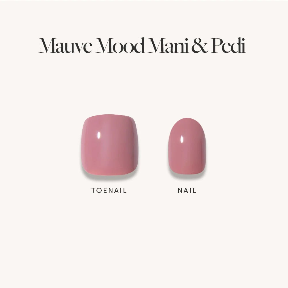 Muted Blush Mauve Mani & Pedi Bundles