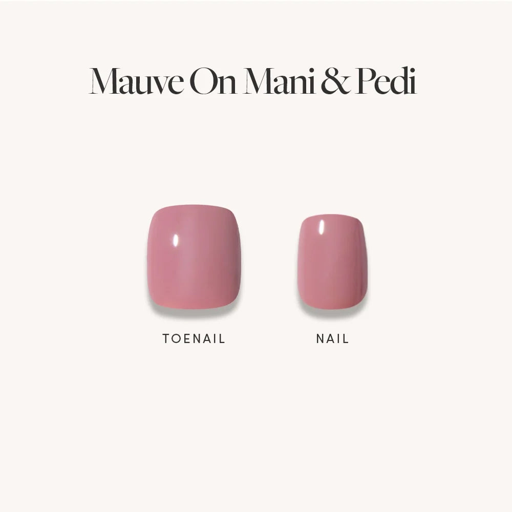 Muted Blush Mauve Mani & Pedi Bundles