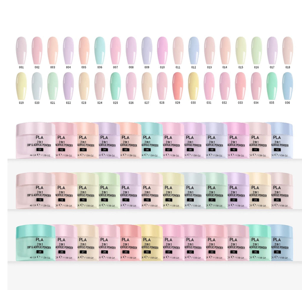 PLA Gram Gram's Rose Garden - Polish Duo Nail Collection 36 Colors