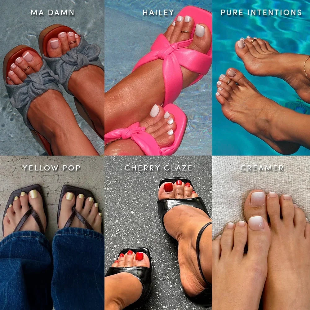 Glazed & Glossy Pedi Bundle