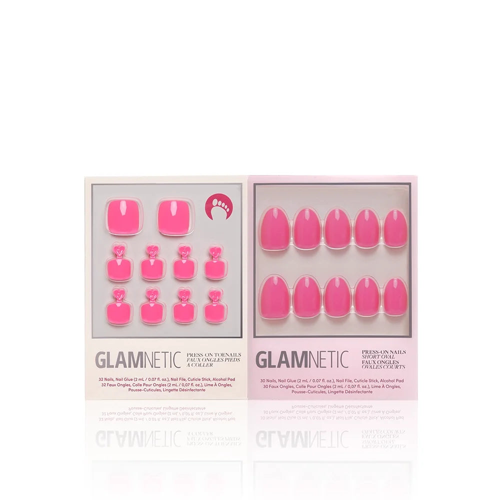 Hot Pink Mani & Pedi