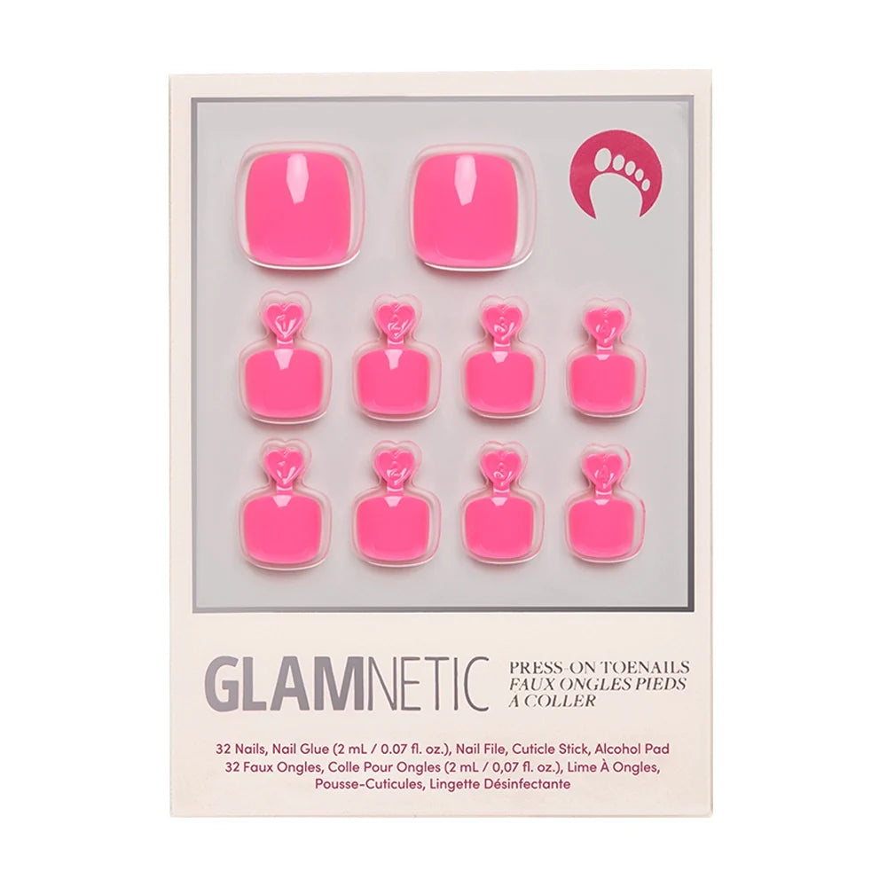 Hot Pink Toenail