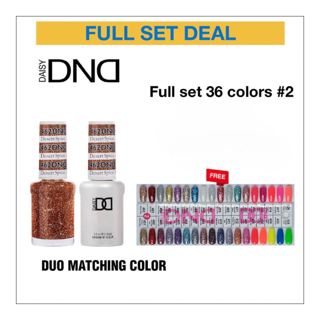 DND Duo Matching 36 Colors - Full set Color Chart #02