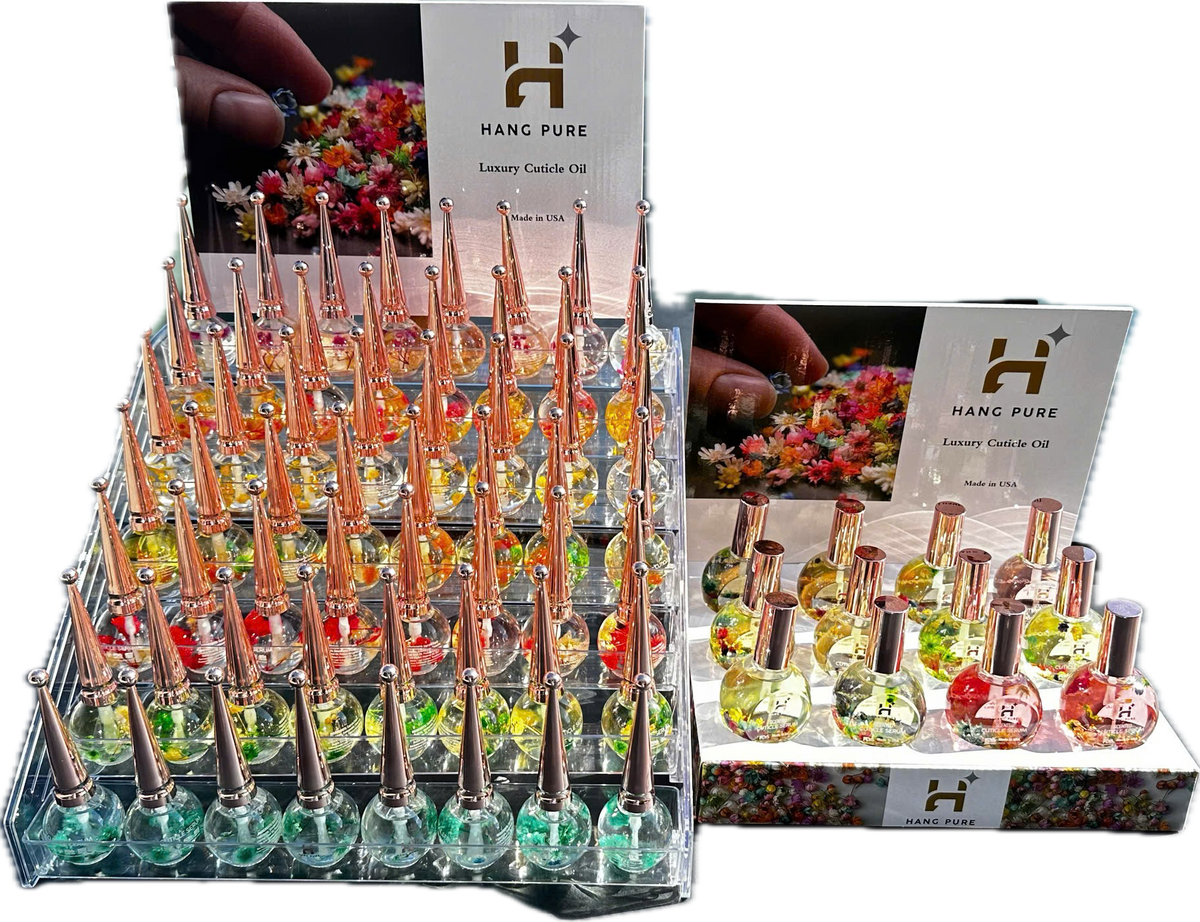 Deal Hang Cuticle Oil Buy 100 Get 100 Free + Rack Display & Free 12pcs 30ml - Non Free Gift