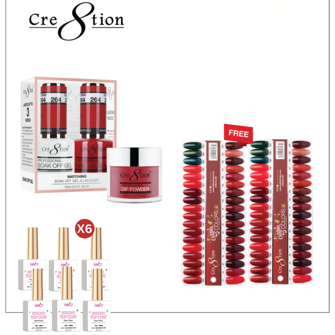 Cre8tion CHRISTMAS COLLECTION - 36 Colors Trio W/ 2 Color Charts