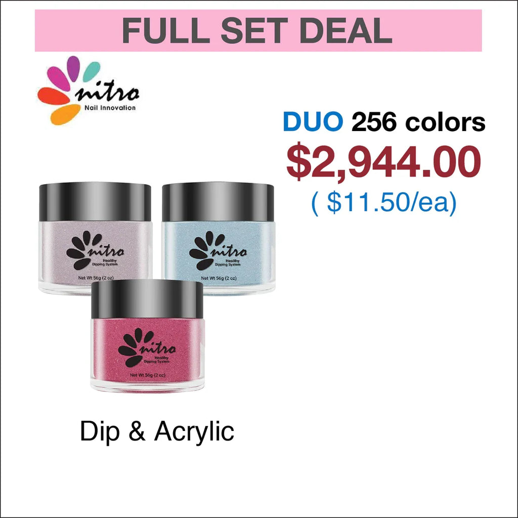 Nitro Dip Powder Matching Colors - Full Set 256 Colors