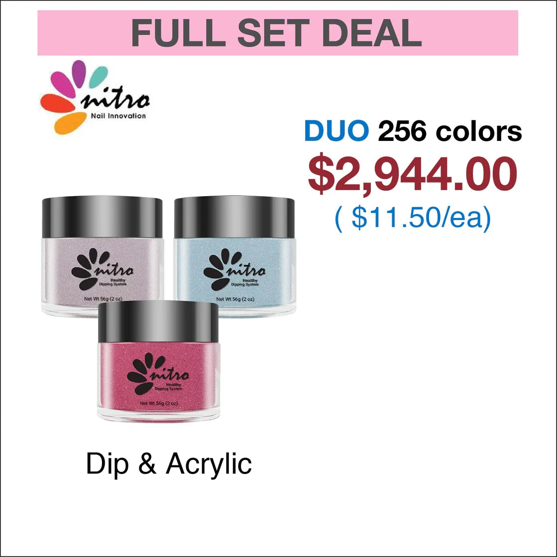Nitro Dip Powder Matching Colors - Full Set 256 Colors