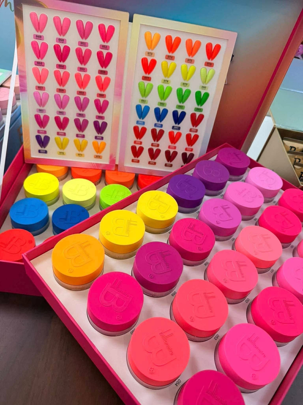 Full Set Billionaire Summer Dip Powders 48 Colors-  Imperial Collection / Free gift Set & Book Display