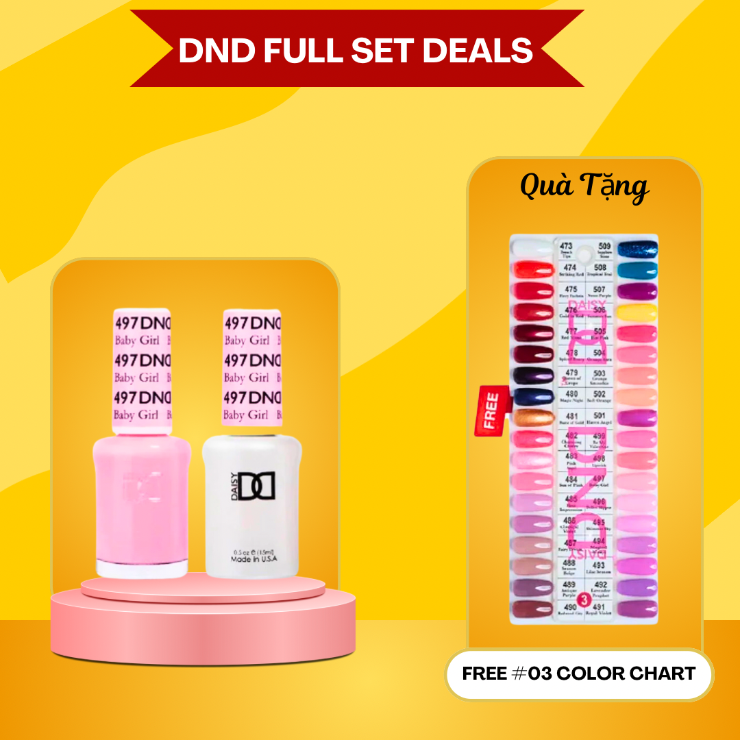 DND Full Set Duo Matching 36 Colors - Color Chart #03 (#473 - #509)
