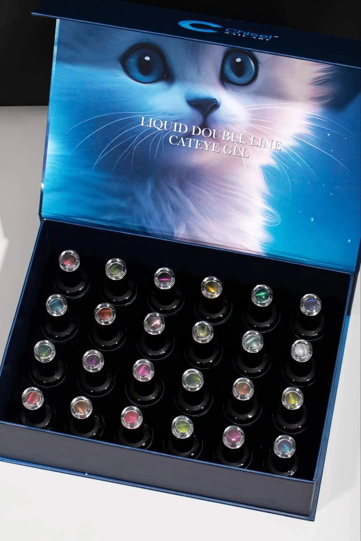 Chisel Liquid Double Line Cat Eye Kit 24 Colors