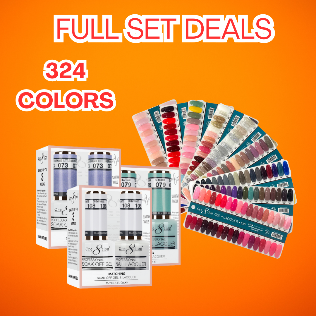 Cre8tion Duo Matching colors - Full set 324 colors