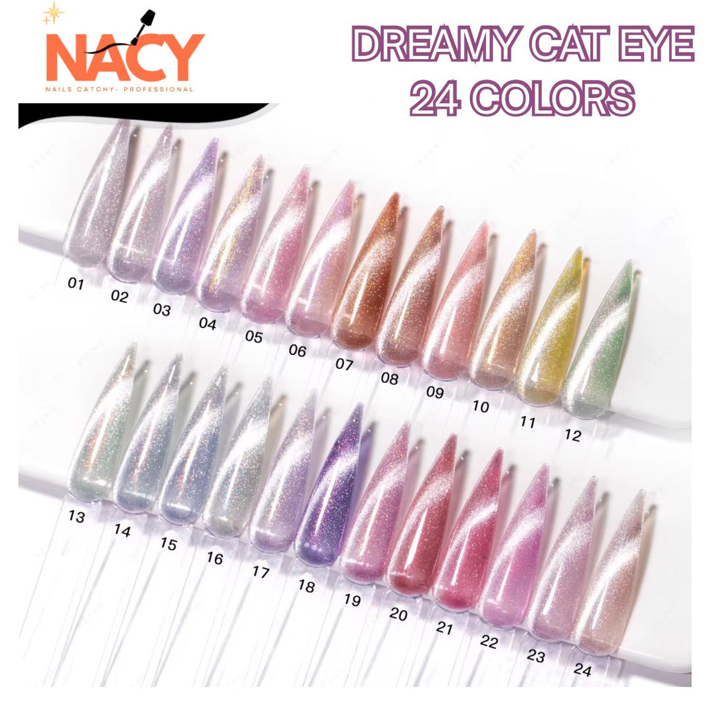 Nacy Full Set Dreamy Cat Eye 24 Colors 0.5oz / free Color Book display