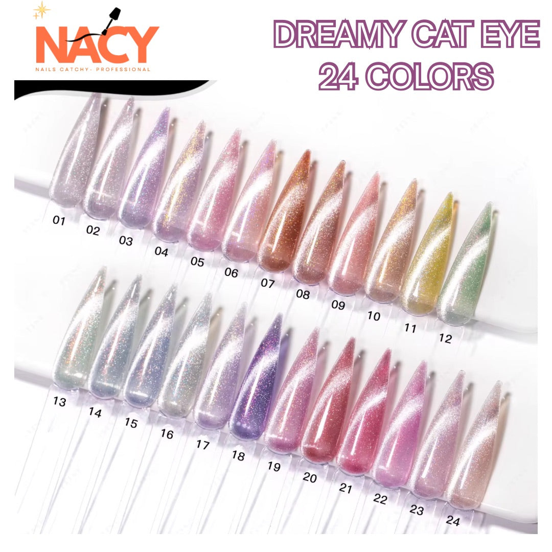 Nacy Full Set Dreamy Cat Eye 24 Colors 0.5oz / free Color Book display