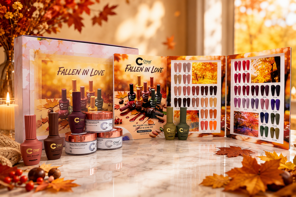 Chisel Matching Trio 36 Colors Fallen In Love Collection Gel + Powder