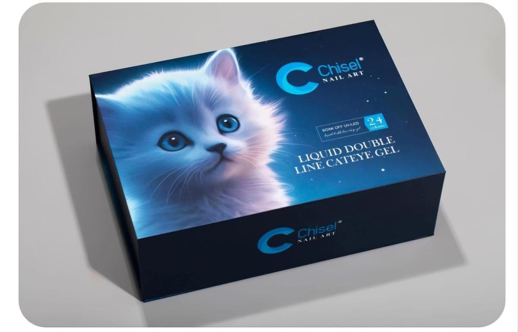Chisel Liquid Double Line Cat Eye Kit 24 Colors