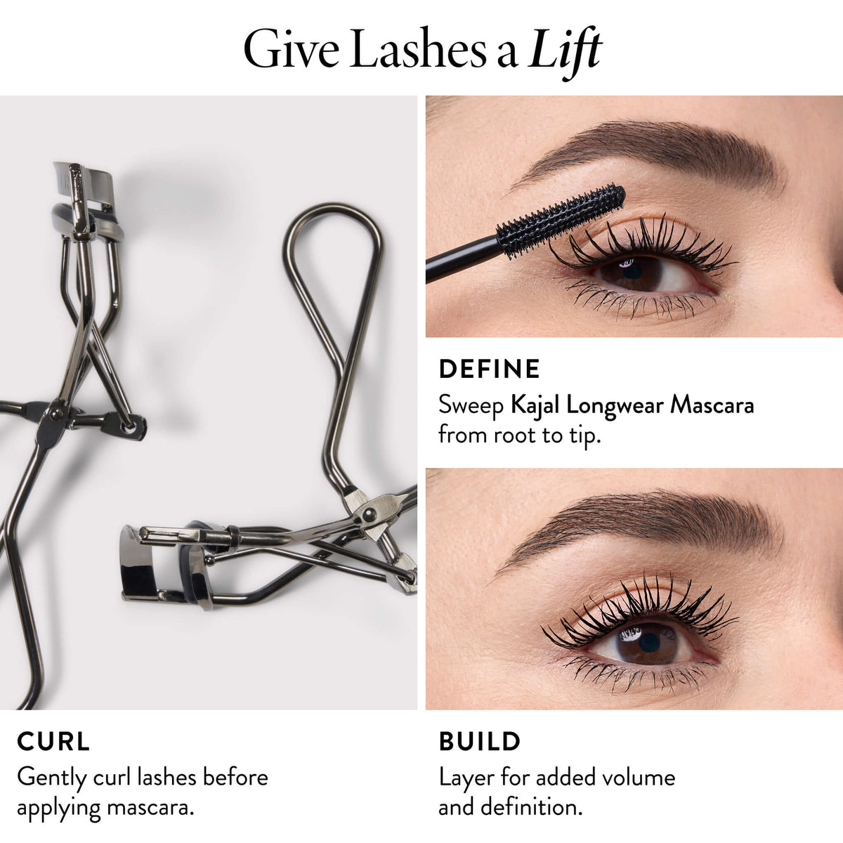 Kajal Mascara & Eyelash Curler Kit (2PC)