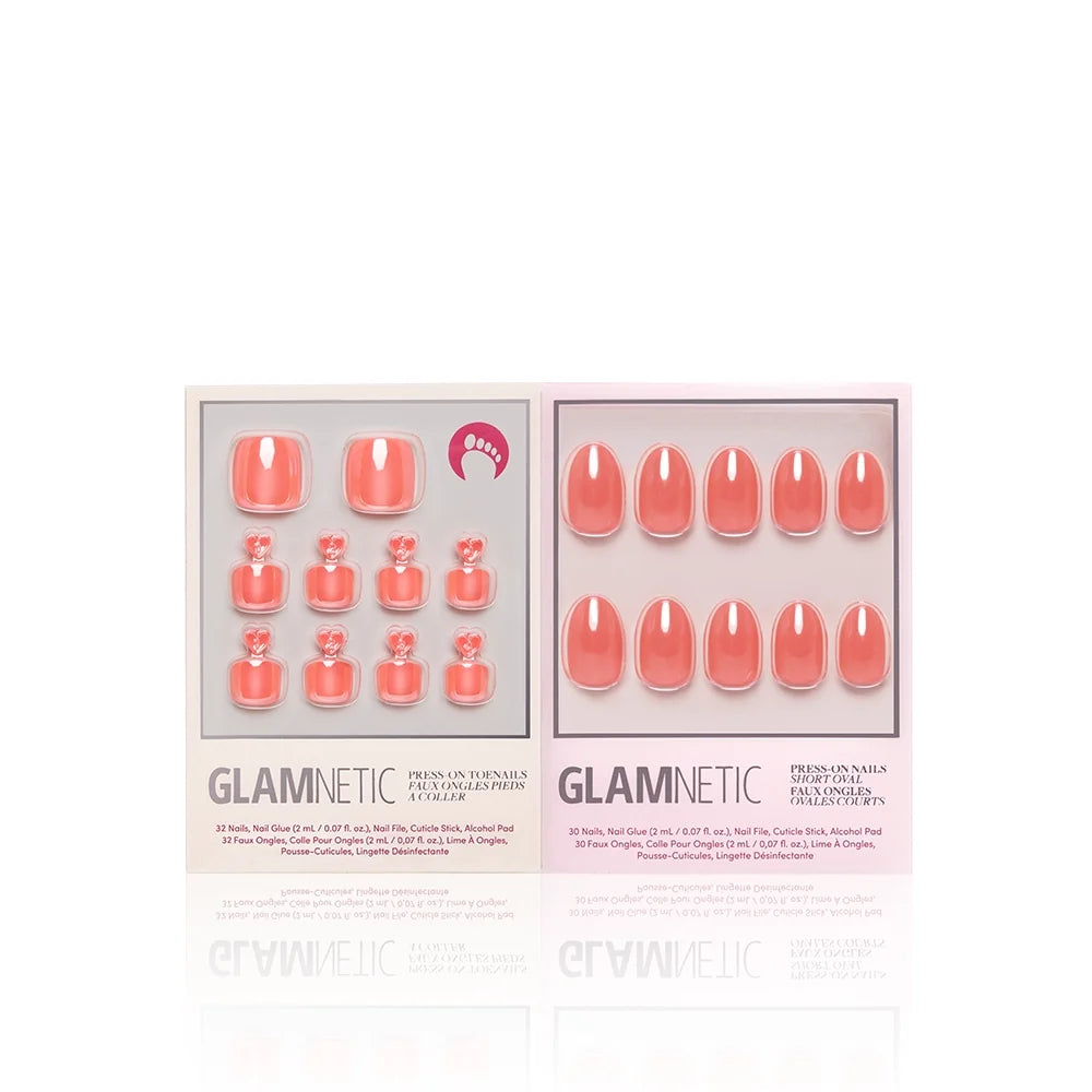 Lush Coral Mani & Pedi