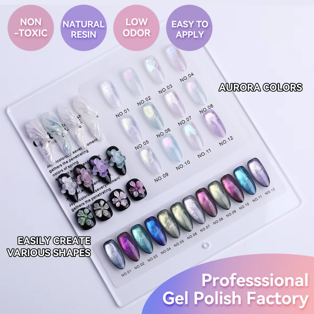 NACY 3D CARVED GEL - 12 COLOR