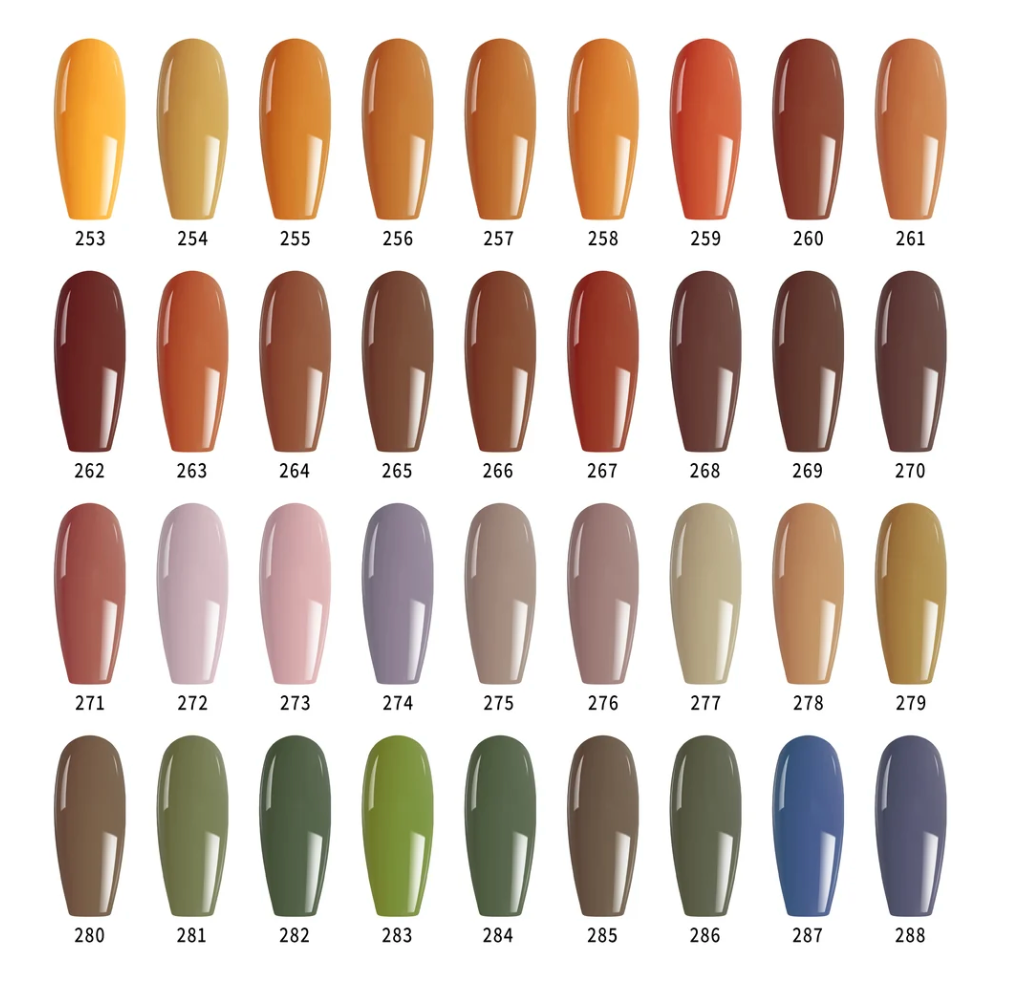 PLA Fall Collection 36 Colors - Free Color Chart Display