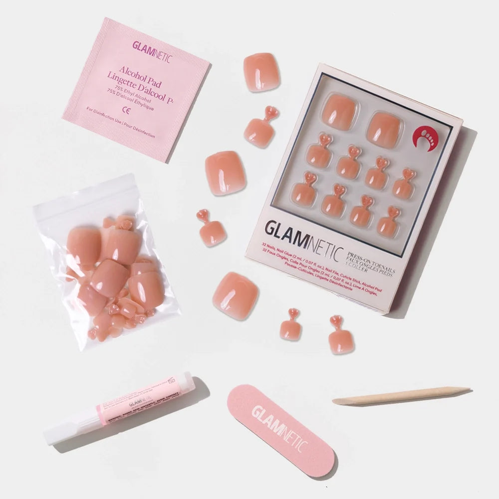 Sheer Peach Toenail