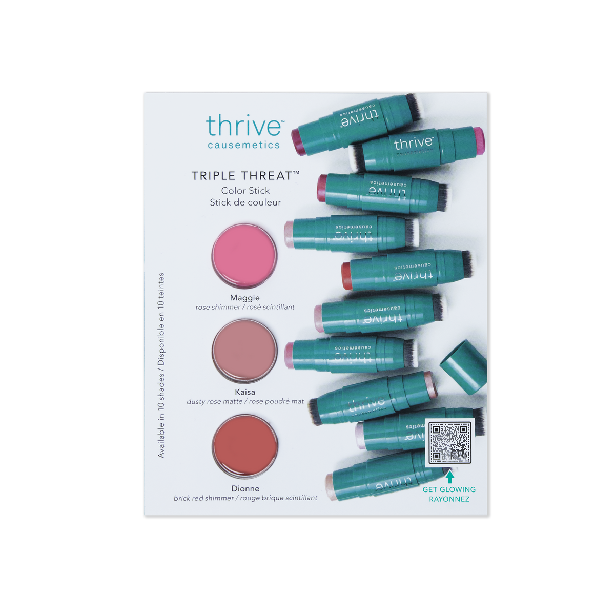Triple Threat™ Color Stick Trio: Maggie, Kaisa, Dionne