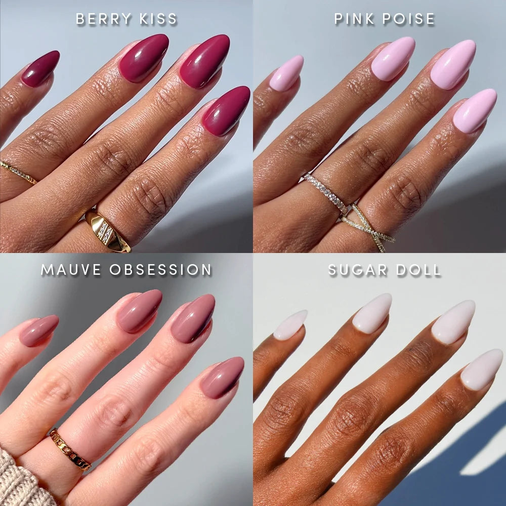 The Pink Short Almond Icons