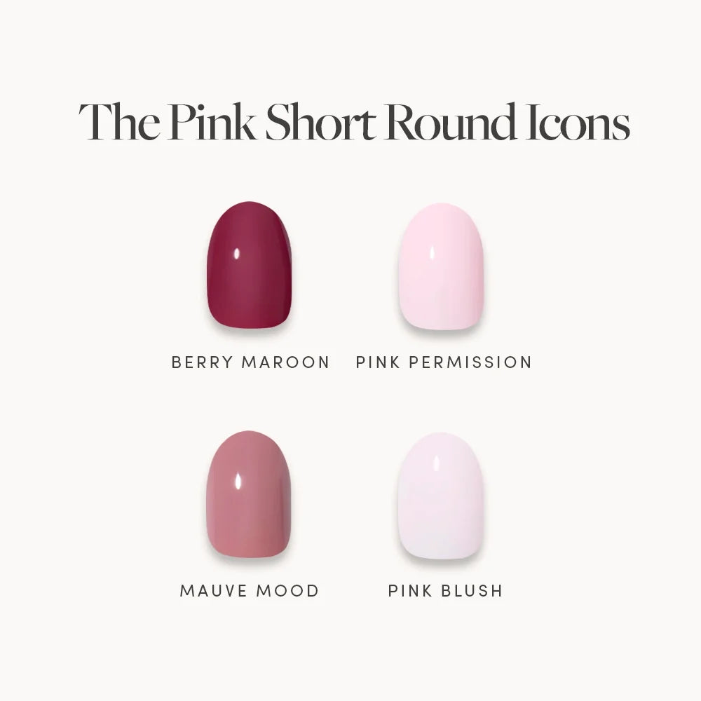 The Pink Short Round Icons